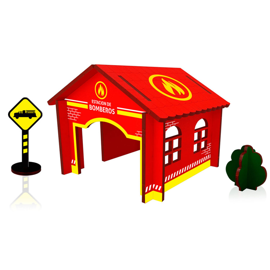 Estación de Bomberos de Juguete Mis Calles