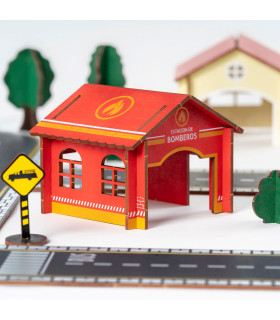 Estación de Bomberos de Juguete Mis Calles