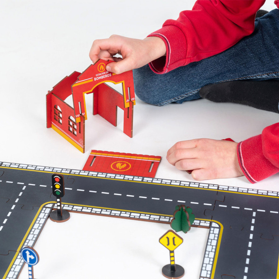 Estación de Bomberos de Juguete Mis Calles