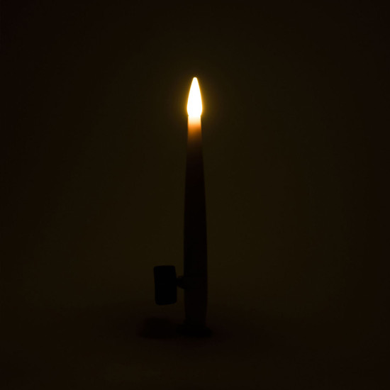 Vela LED blanca x 10 Alparamis