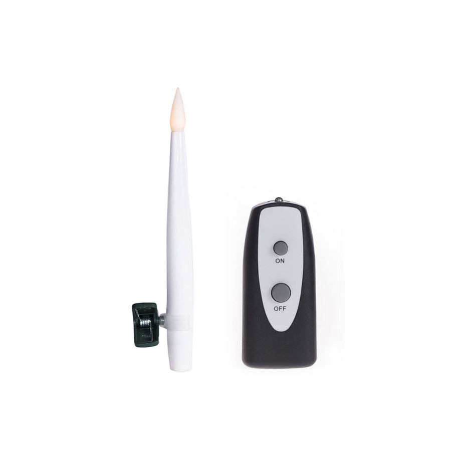 Vela LED blanca x 10 Alparamis