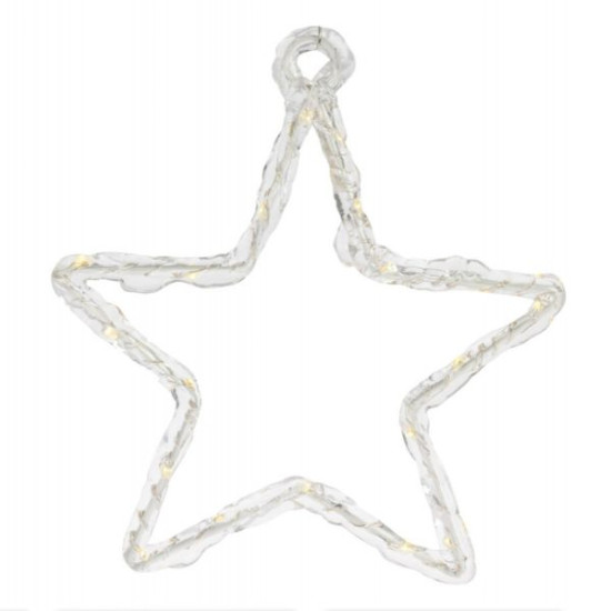 Estrella de Acrílico y Metal con Luz LED 20 cm Alparamis