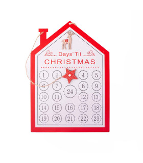 Calendario Metálico Cuenta Regresiva de Navidad Alparamis