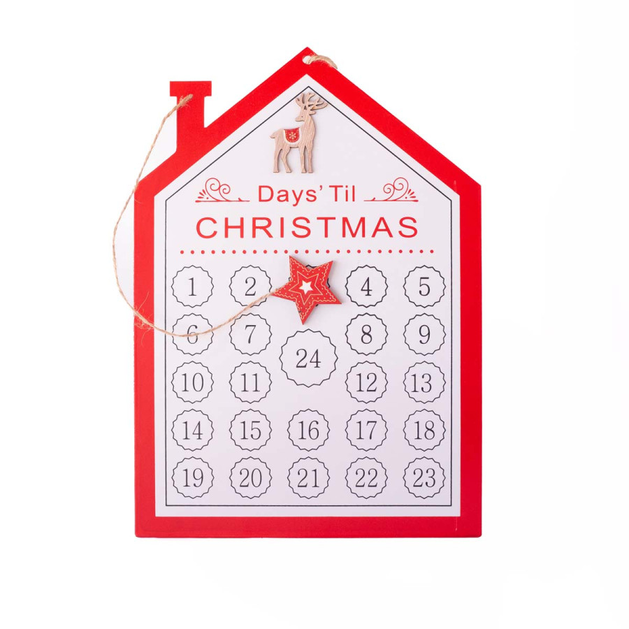 Calendario Metálico Cuenta Regresiva de Navidad Alparamis