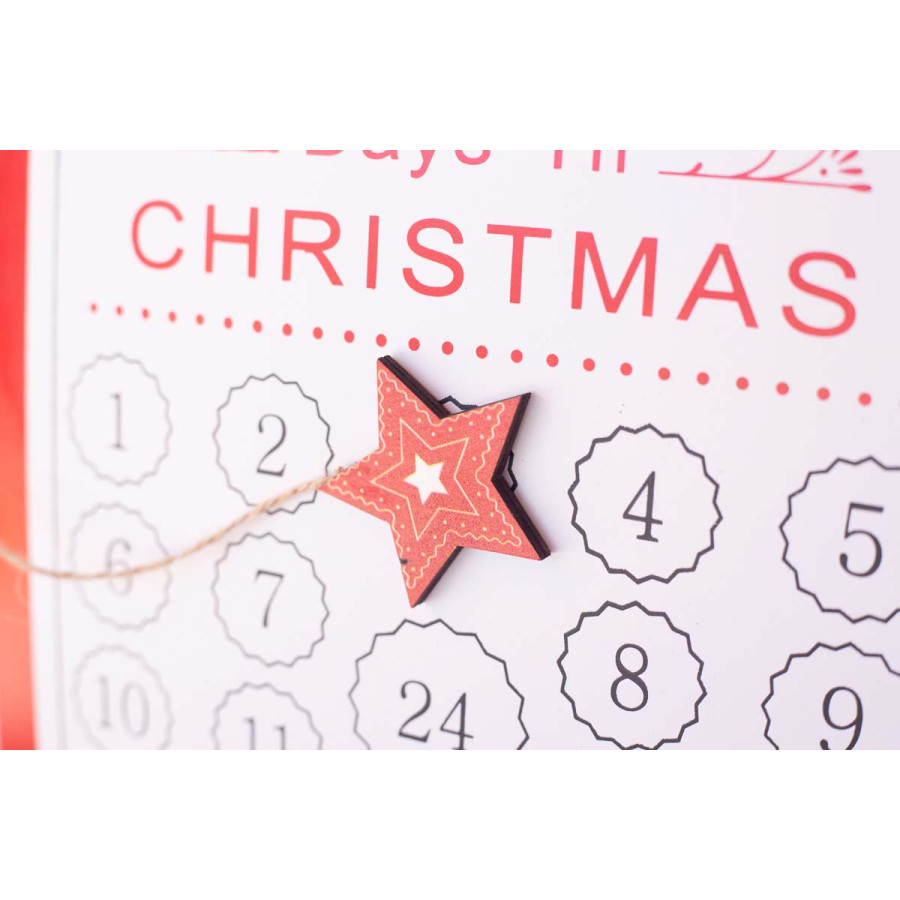 Calendario Metálico Cuenta Regresiva de Navidad Alparamis