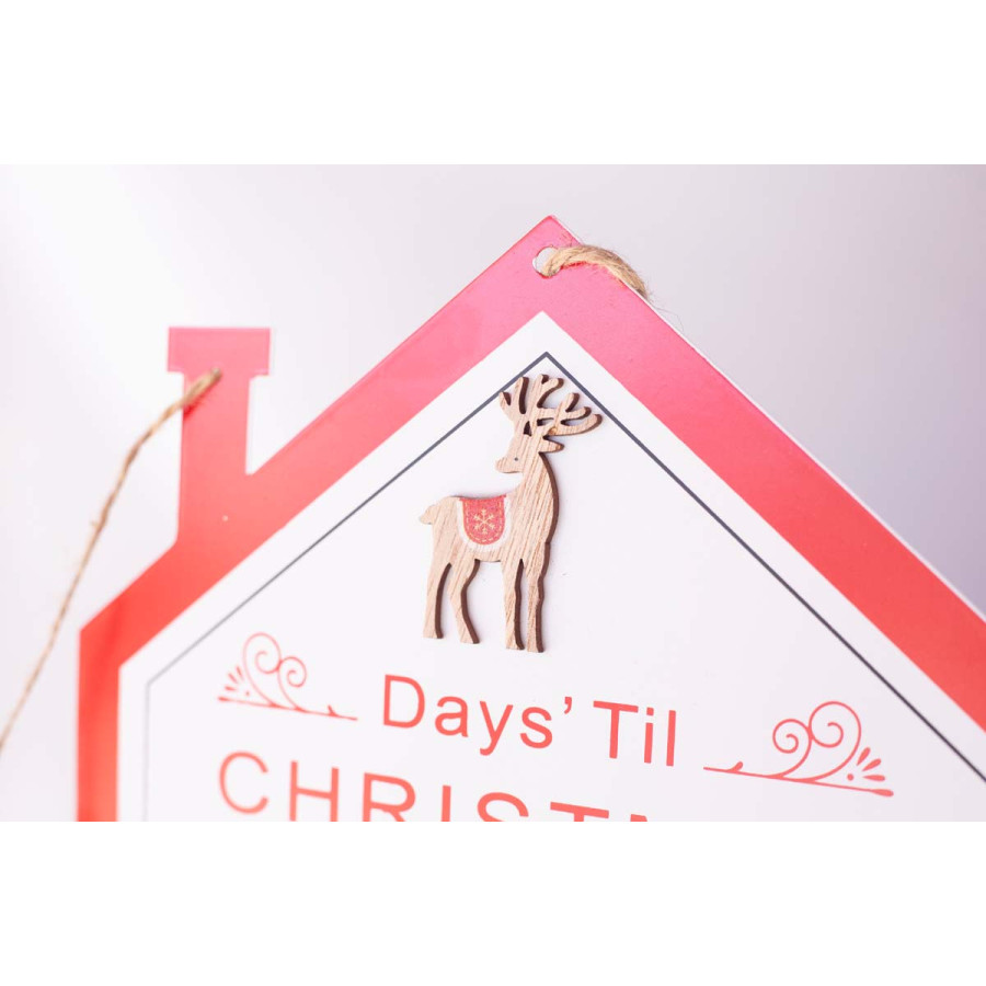 Calendario Metálico Cuenta Regresiva de Navidad Alparamis