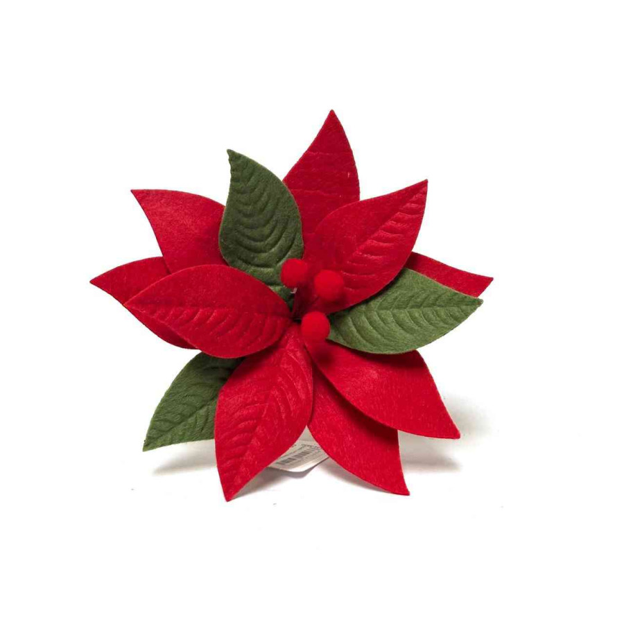 Adorno Estrella Federal Roja y Verde 22 cm Alparamis A24-3830