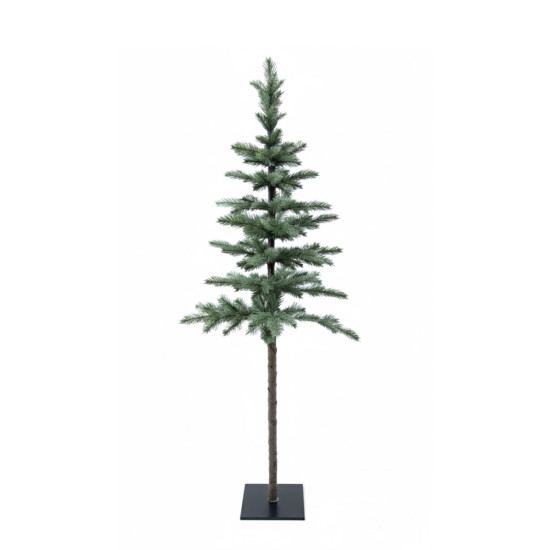 Árbol de Navidad con Base de Madera 120 cm Alparamis