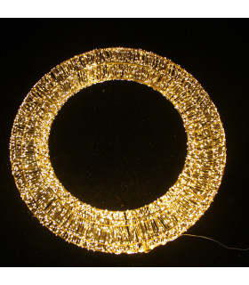 Corona LED 90 cm Luces Cálidas Alparamis