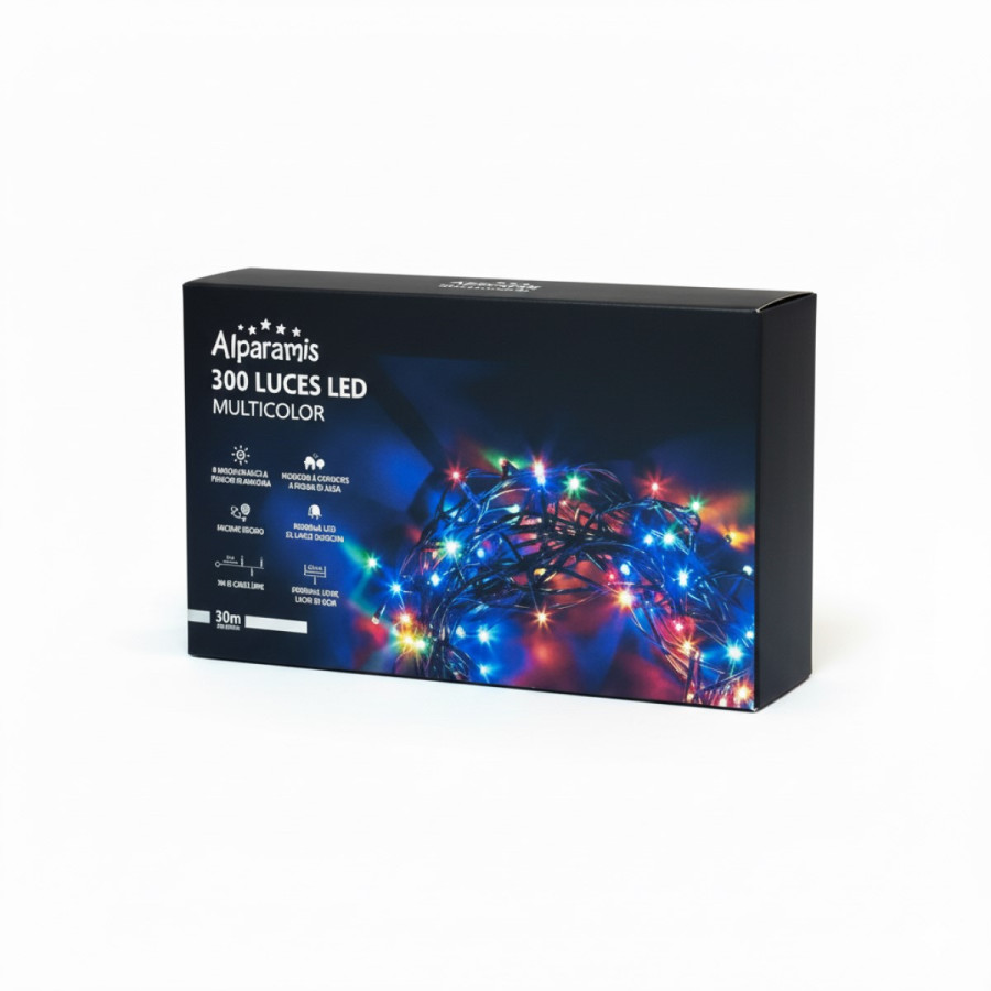 Guirnalda LED 300 Luces Multicolor  Alparamis