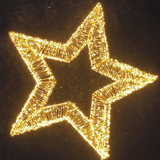 Estrella LED 110 cm Luces Cálidas Alparamis