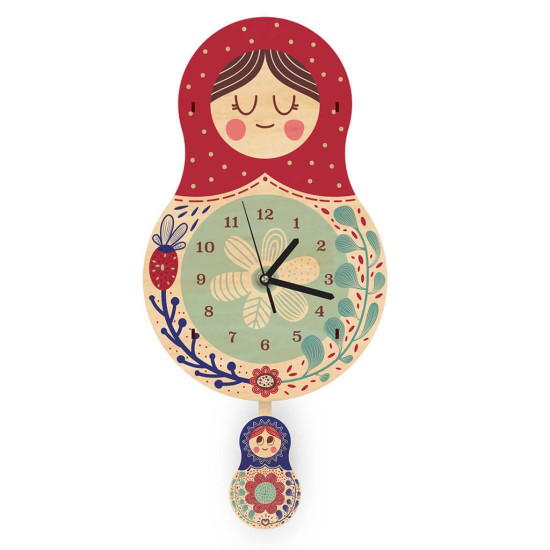 Reloj Péndulo Mamushka Ofelia Woodaloo