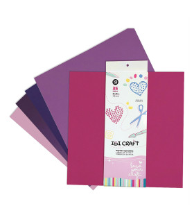 Papel para Scrap 35 Hojas de 30 x 30 cm y 160 g Rosas Ibicraft