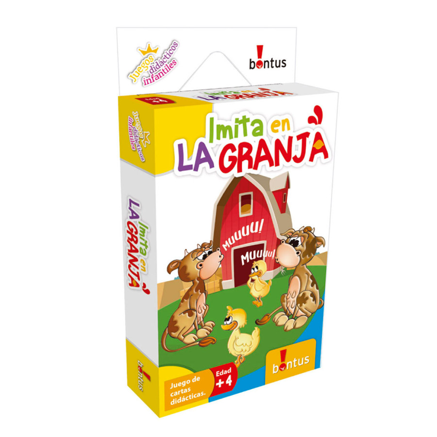Juego Didáctico de Cartas Imita en la Granja