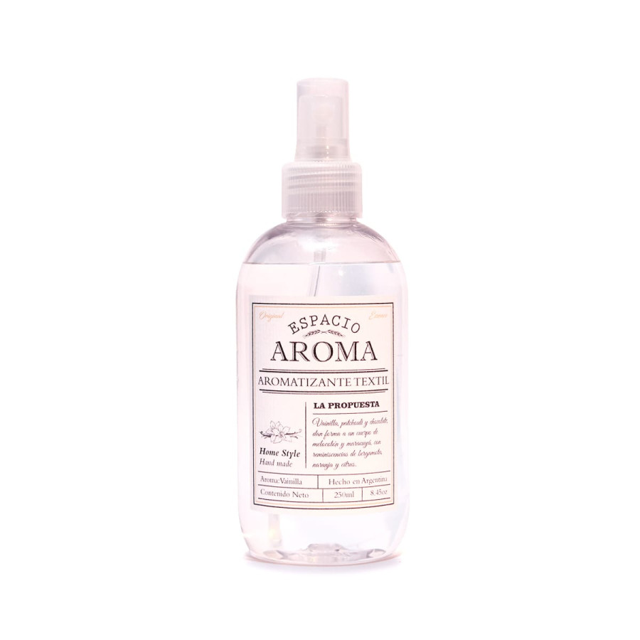 Aromatizador Textil 250 ml Línea Clásica Vainilla Oriental Espacio Aroma
