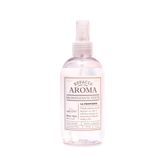 Aromatizador Textil 250 ml Línea Clásica Vainilla Oriental Espacio Aroma