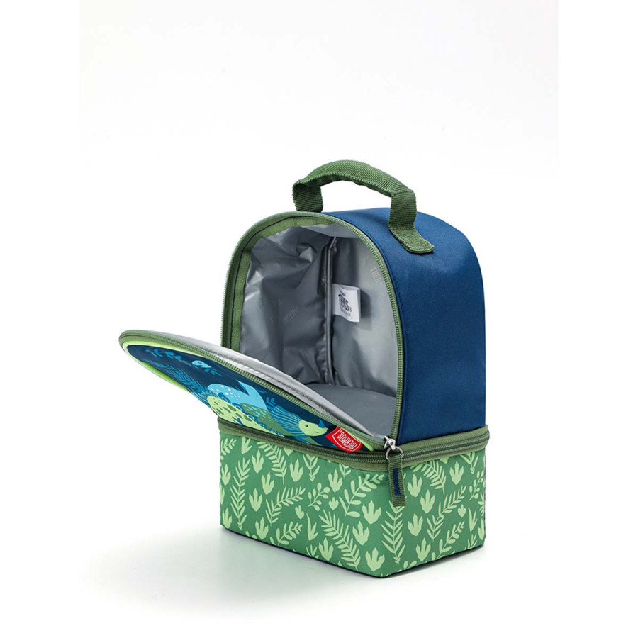 Lunchera Térmica con Doble Fondo Dinosaurios Thermos