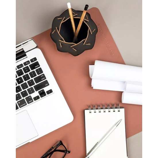 Anotador Studio A6 Liso De Cuero Reciclado Negro