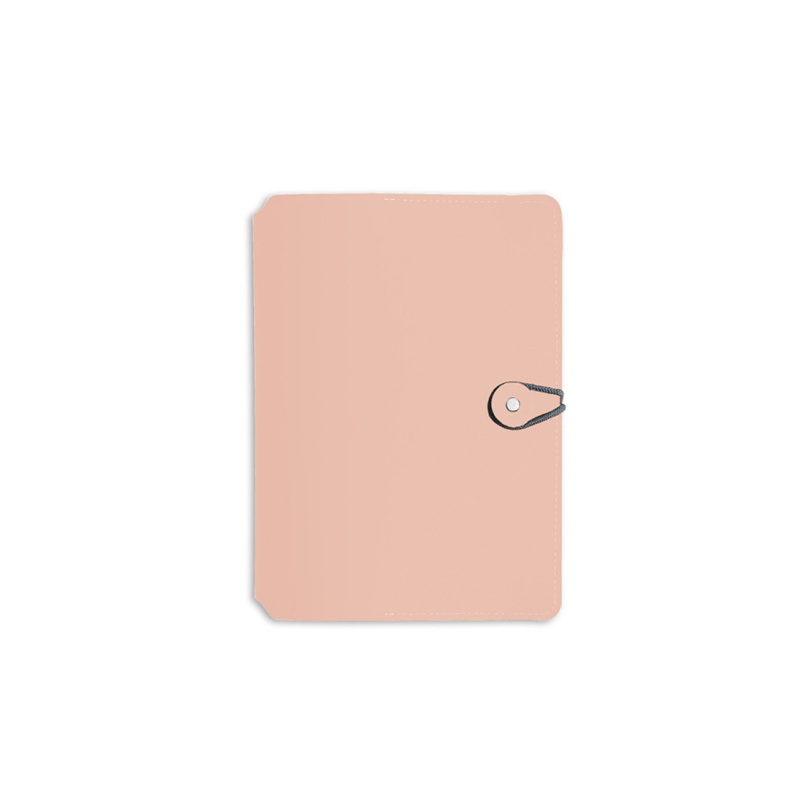 Cuaderno Madison A5 Button Rosa