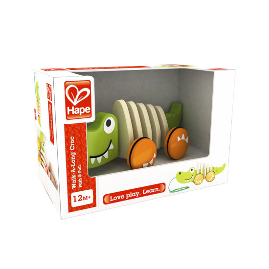 Cocodrilo de Arrastre Hape Juguete de Madera