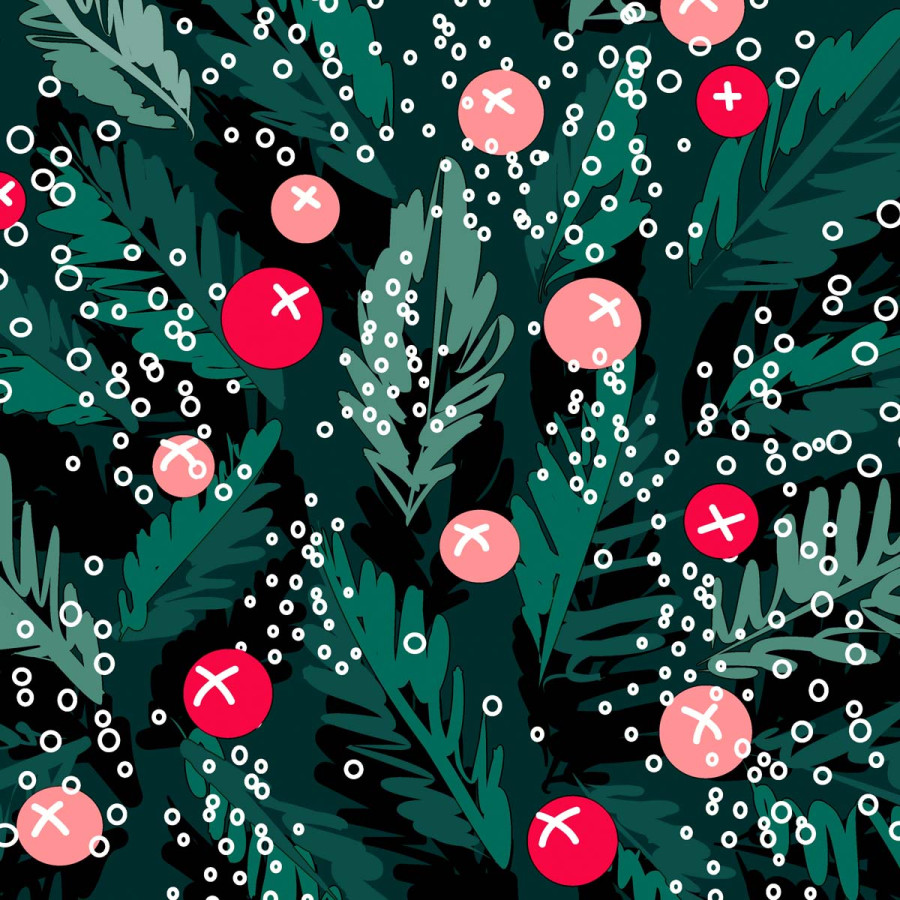 Servilletas 33 x 33 cm Flourish Xmas