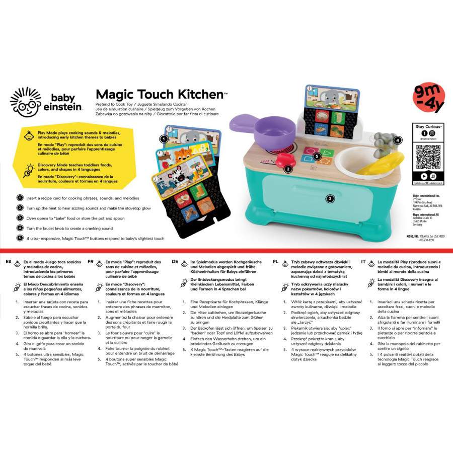 Cocina de Juguete Magic Touch Hape
