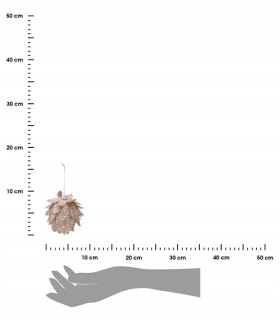 Bola Hoja Dorada 8 cm