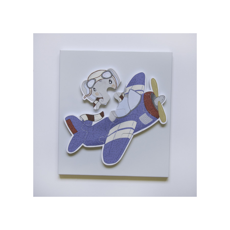 Rompecabezas Magnetico Transportes Elefante