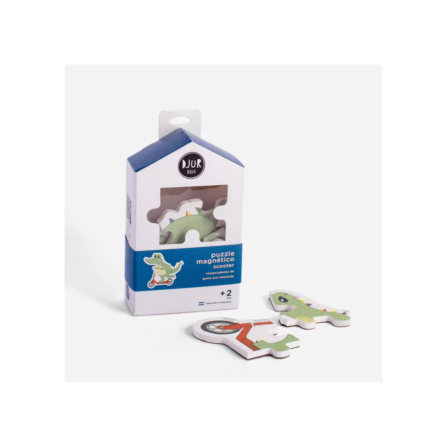 Rompecabezas Magnetico Transportes Cocodrilo
