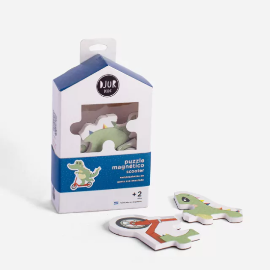 Rompecabezas Magnetico Transportes Cocodrilo