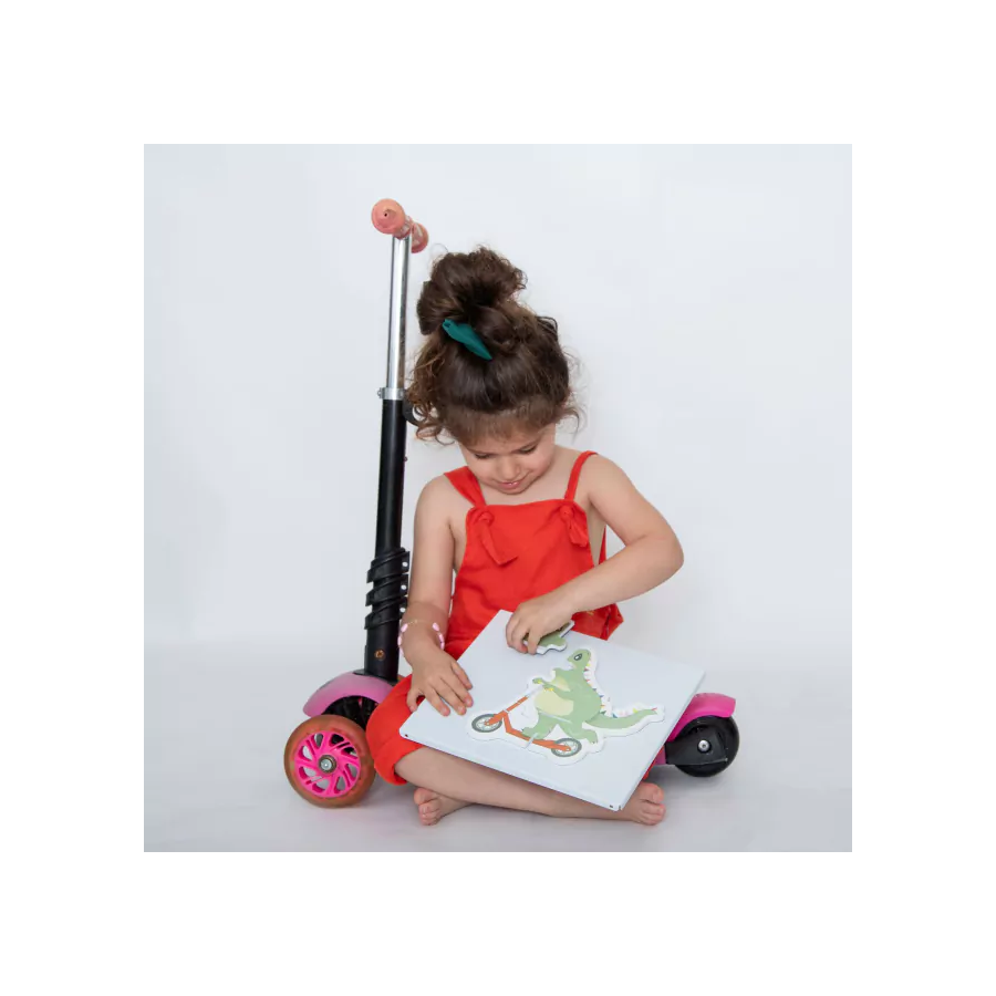 Rompecabezas Magnetico Transportes Cocodrilo