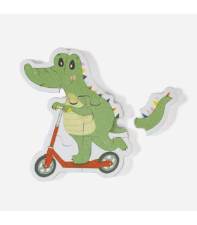 Rompecabezas Magnetico Transportes Cocodrilo