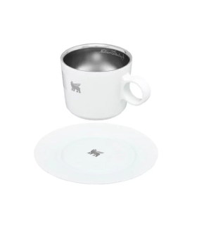 Taza con Plato Stanley Daybreak Cup Blanco 190 Ml