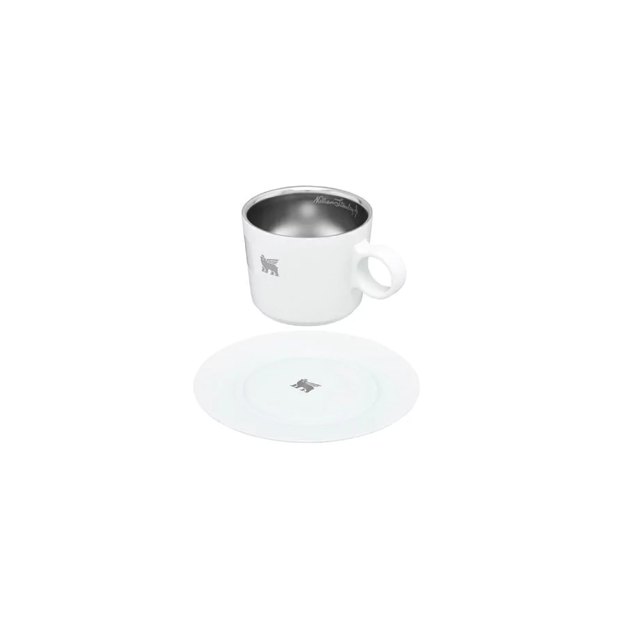 Taza con Plato Stanley Daybreak Cup Blanco 190 Ml