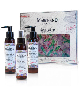 Coffret Special Trío Toilett Marchand D Aromes Santal y Violeta