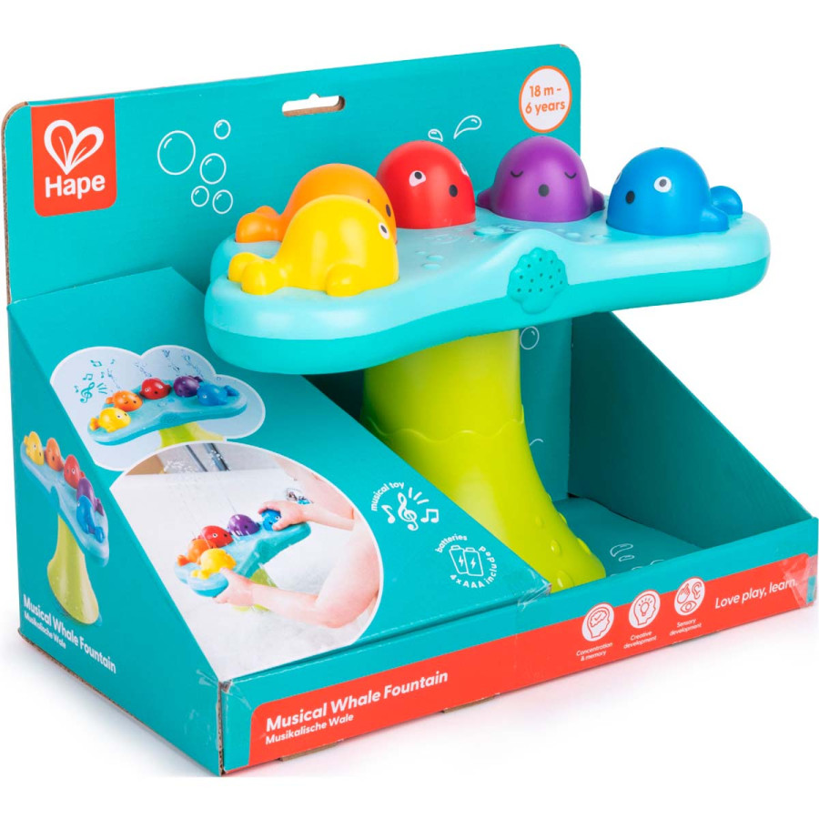 Fuente Musical de Ballenas de Juguete Hape
