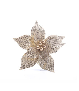 Adorno Estrella Federal Dorada 22 cm Alparamis A24-4056G