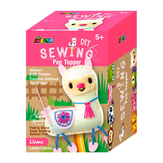 Kit de Costura Pen Topper Llama Avenir