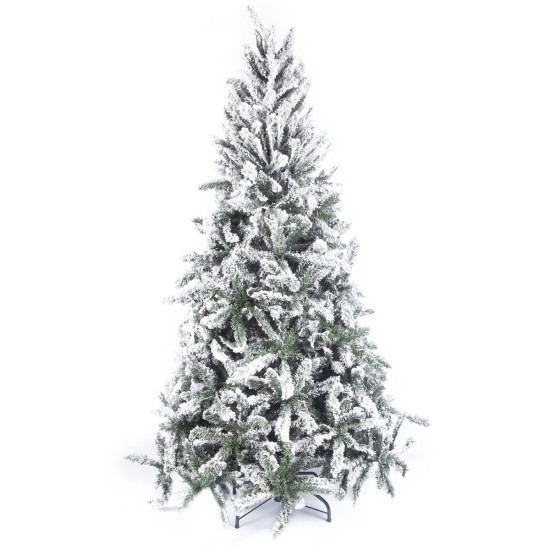 Árbol de Navidad 2.10 m Alparamis Flock Premium