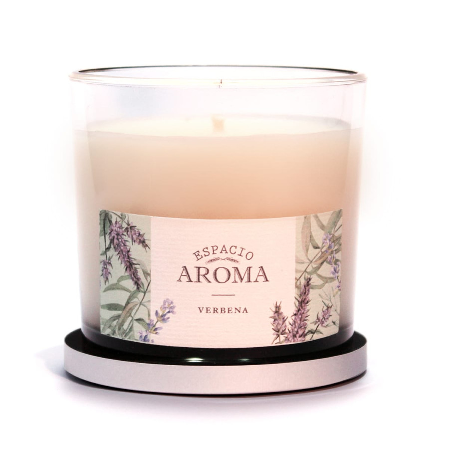 Vela de Soja Aromática 250 g Línea Clásica Verbena Espacio Aroma