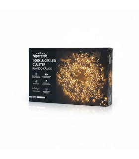 Guirnalda LED Cluster 1000 Luces Cálidas Alparamis