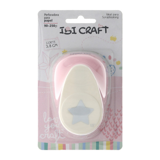 Perforadora Artística 17 mm Estrella Ibicraft