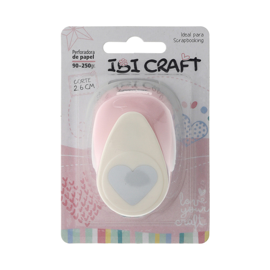 Perforadora Artística 25 mm Corazón Ibicraft