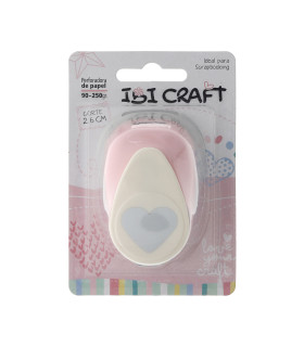 Perforadora Artística 25 mm Corazón Ibicraft