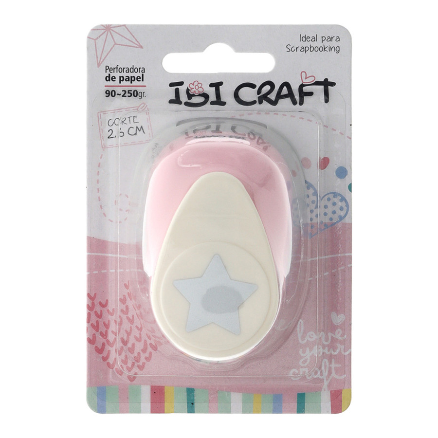 Perforadora Artística 25 mm Estrella Ibicraft