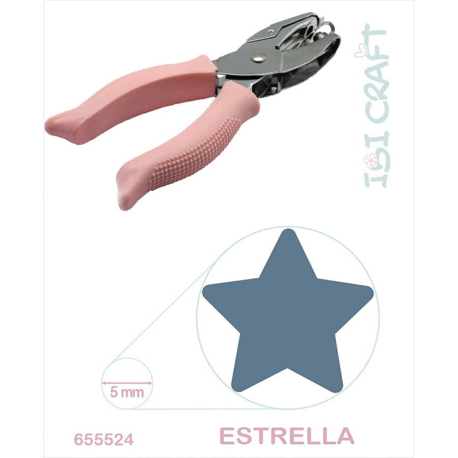 Perforadora Pinza Estrella 5 mm Ibicraft