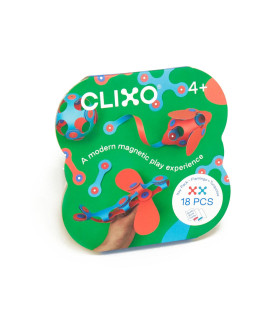 Set Itsy Coral y Turquesa 18 Piezas Clixo