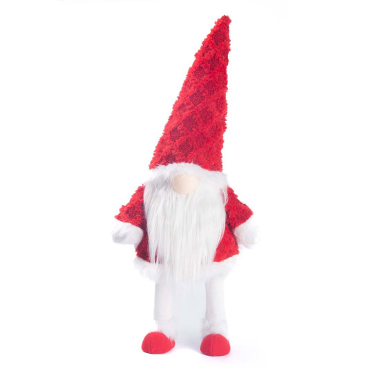 Adorno de Duende Rojo con Luz LED 88 cm Alparamis