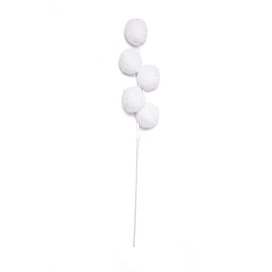 Rama Pompom Blanco 78 cm Alparamis