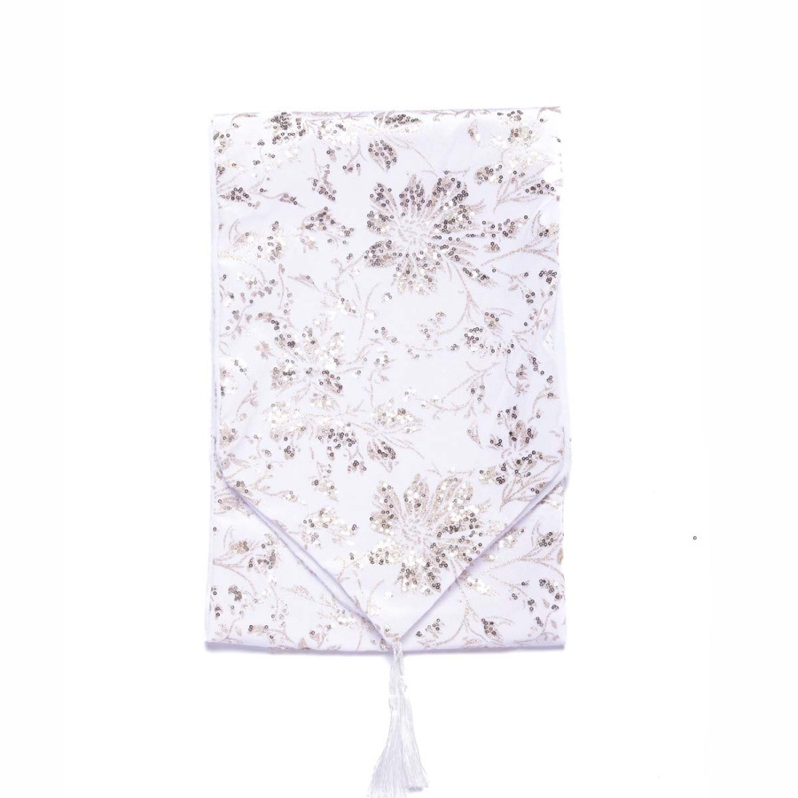 Camino de Mesa Plateado 28 x 180 cm Alparamis